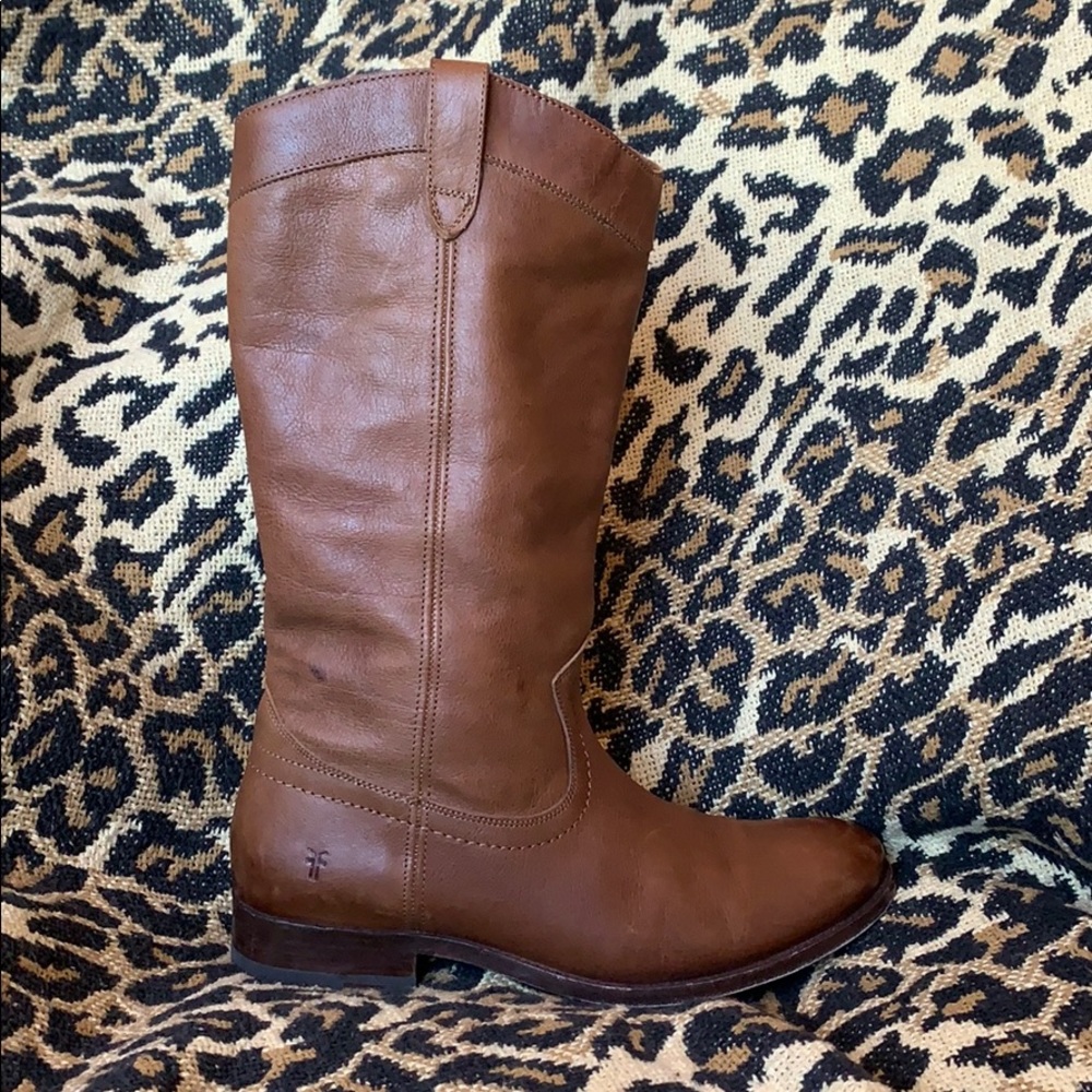 Melissa Frye Western Style Genuine Leather Boot